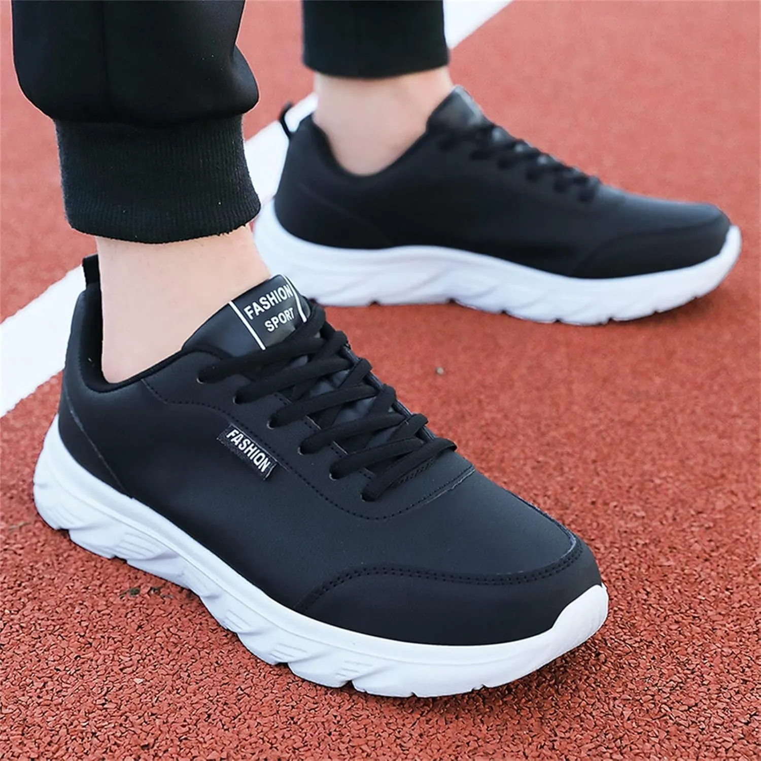 Lightweight Arch Support Sneakers for Men Lightweight Breathable Slip on Running Shoe Comfortable Stretch Shoes