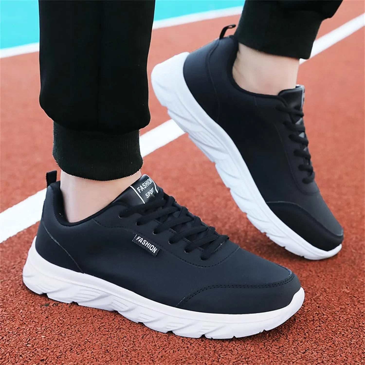 Lightweight Arch Support Sneakers for Men Lightweight Breathable Slip on Running Shoe Comfortable Stretch Shoes