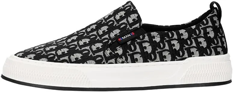 Lightweight Men's Slip-On Canvas Loafers - Versatile Streetwear Shoes for Urban Style, Comfortable Fit for Daily Activities
