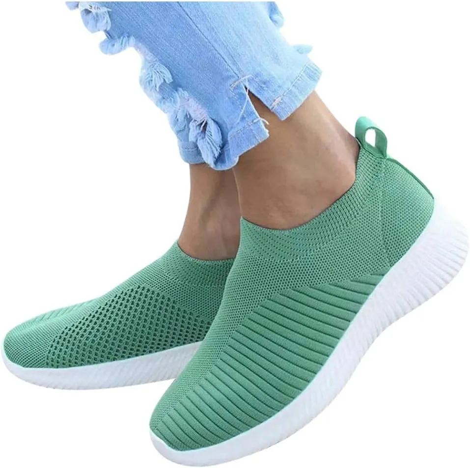 Low-Top Slip Ons Women's Fashion Sneakers Casual Running Shoes for Women Boots Slip On Shoes Casual Wedge Sneakers Black Tennis Shoe Loafers Dress Shoe