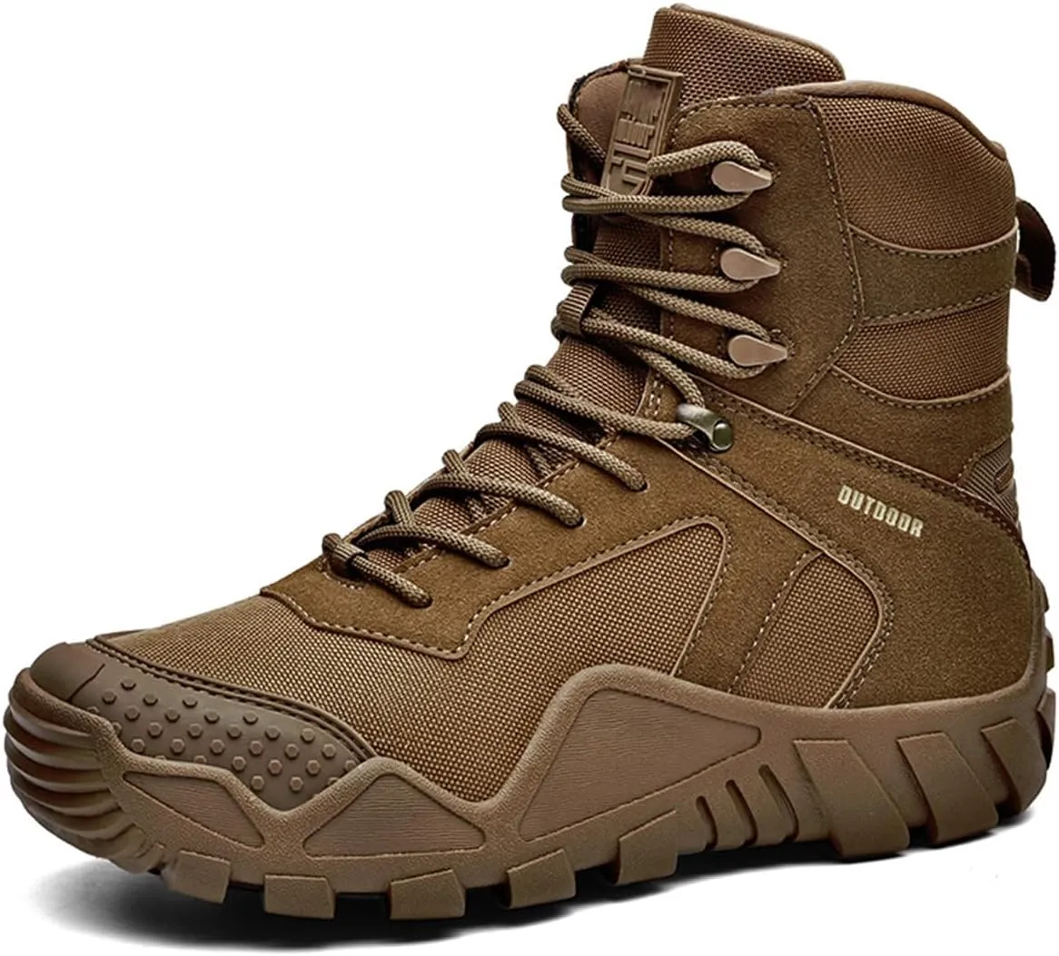 Men's Breathable Hiking Boots Outdoor Lightweight Non-Slip Tactical Boots Jungle Desert Combat Boot