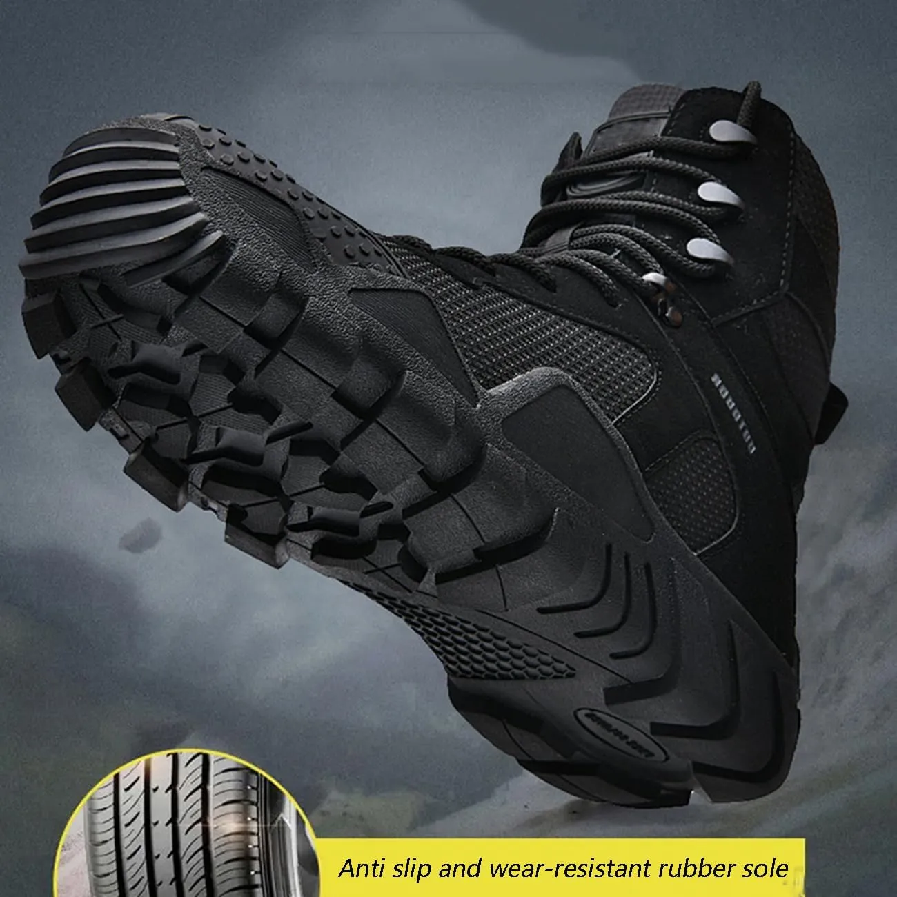 Men's Breathable Hiking Boots Outdoor Lightweight Non-Slip Tactical Boots Jungle Desert Combat Boot