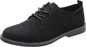 Men's Business Lace Up Dress Shoes Leisure Fashion Solid Color Breathable Comfortable Leather Low Top Leather Shoes
