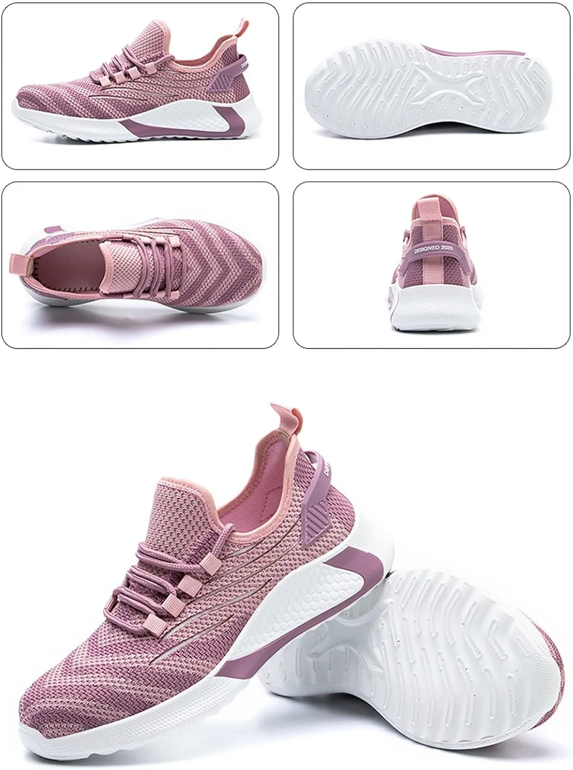 Men's Casual Dress Oxfords Shoes Breathable Knit Mens Casual Shoes Sports Ladies Casual Shoes Men Shoes Sneakers White Tennis Shoe Loafers Casual Slip On