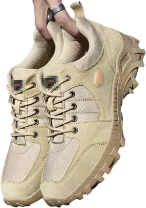 Men's Hiking Shoes Outdoor Mesh Breathable Tactical Combat Military Boots Desert Training Sneakers