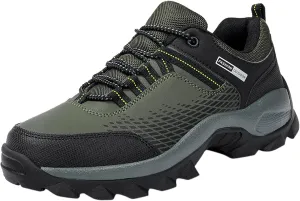 Men's Lace Up Memory Foam Sneakers Breathable Casual Comfortable Walking Sneaker Lightweight Minimalist Shoes