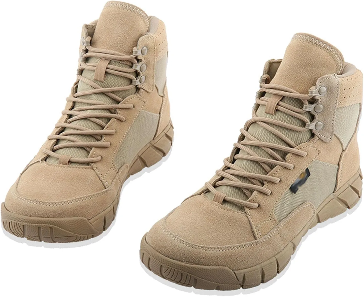 Men's Military Tactical Combat Boots Wear-Resistant Waterproof Desert Shoes Outdoor Combat Boots Non-Slip Camping Hiking Boots