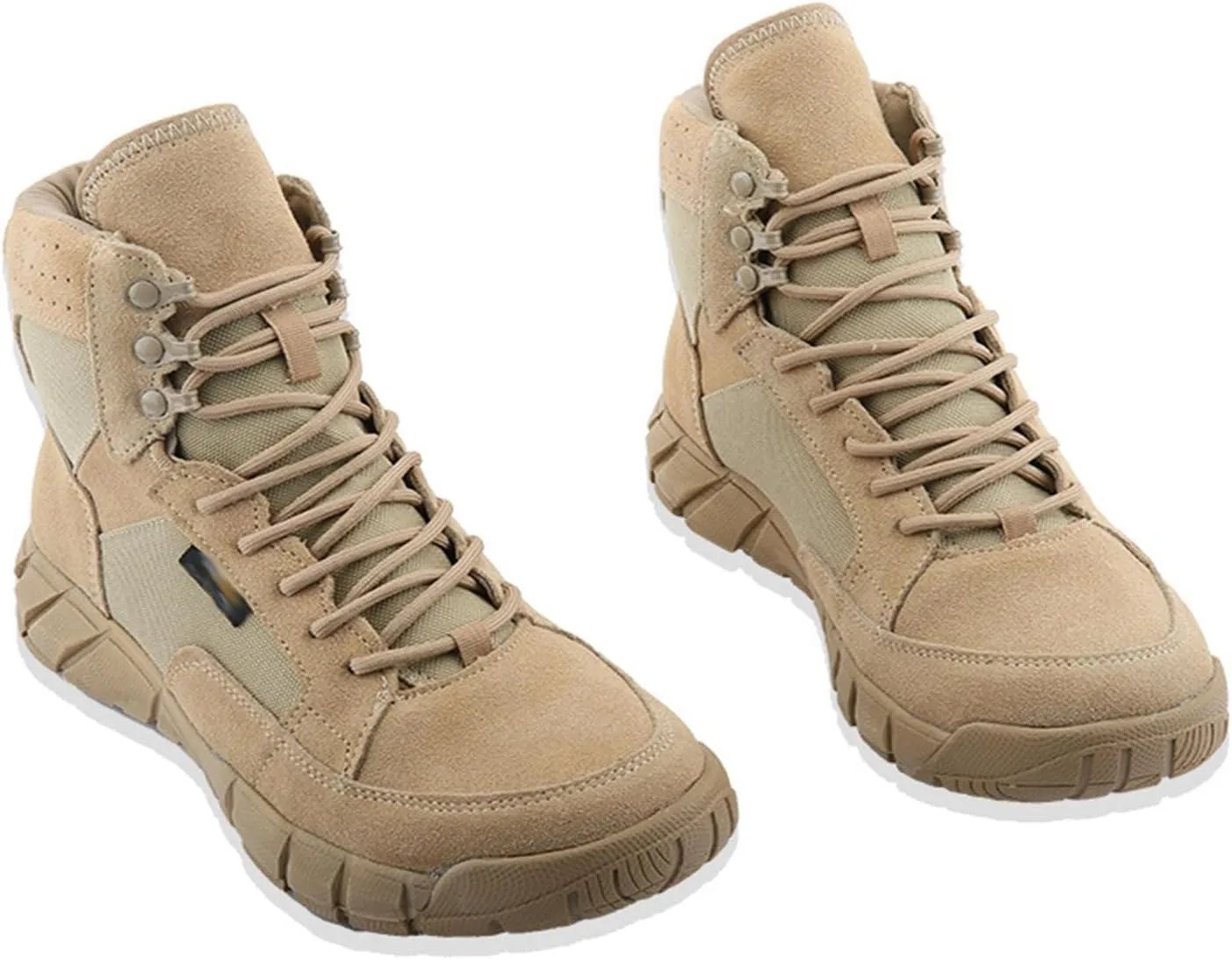 Men's Military Tactical Combat Boots Wear-Resistant Waterproof Desert Shoes Outdoor Combat Boots Non-Slip Camping Hiking Boots