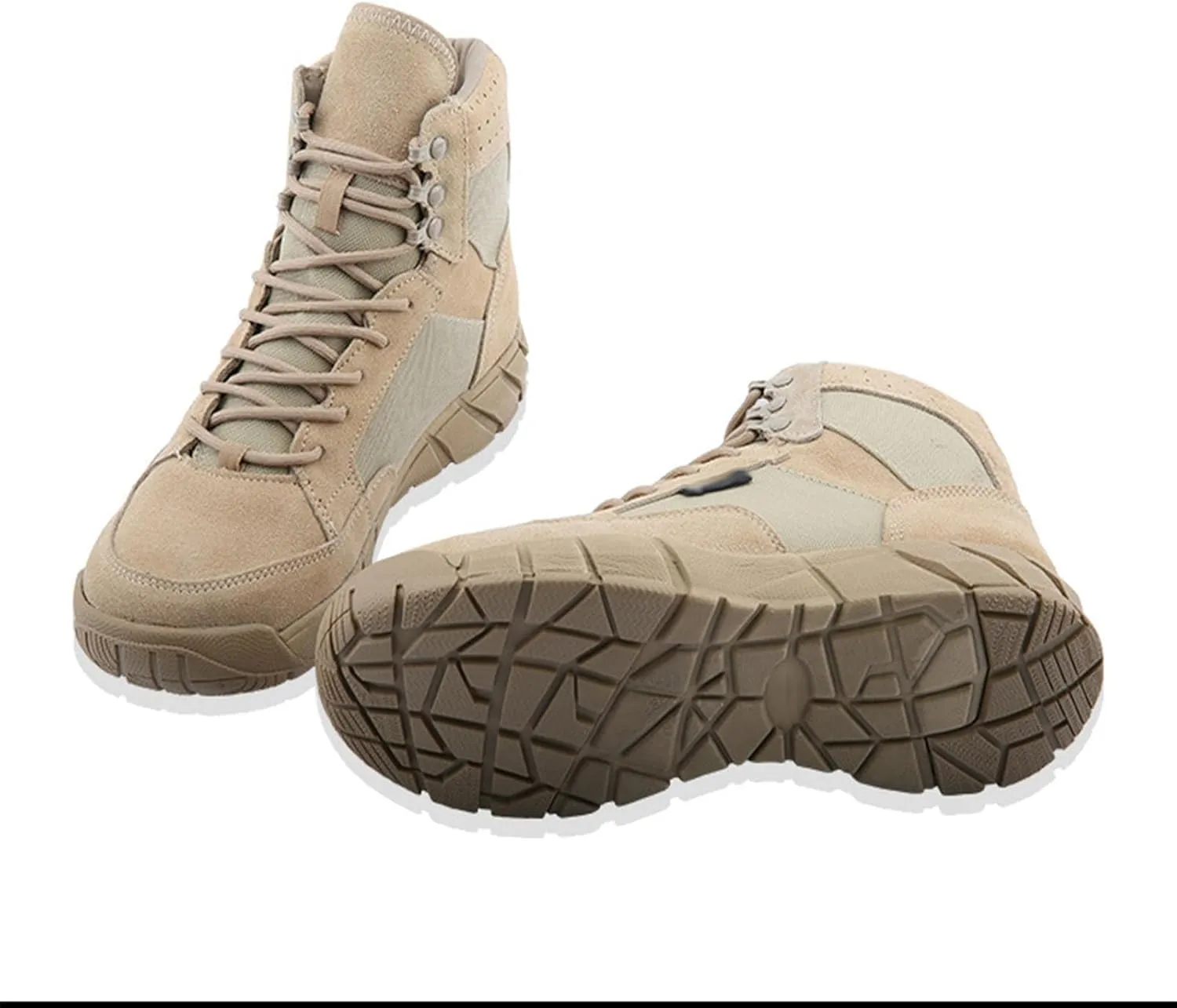 Men's Military Tactical Combat Boots Wear-Resistant Waterproof Desert Shoes Outdoor Combat Boots Non-Slip Camping Hiking Boots