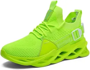 Men's Running Shoes - Lightweight Breathable Sneakers with Shock Absorption,Non-Slip Casual Walking Shoes,Gym Workout Trainers for Men & Teens