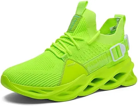 Men's Running Shoes - Lightweight Breathable Sneakers with Shock Absorption,Non-Slip Casual Walking Shoes,Gym Workout Trainers for Men & Teens