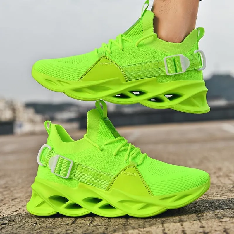 Men's Running Shoes - Lightweight Breathable Sneakers with Shock Absorption,Non-Slip Casual Walking Shoes,Gym Workout Trainers for Men & Teens