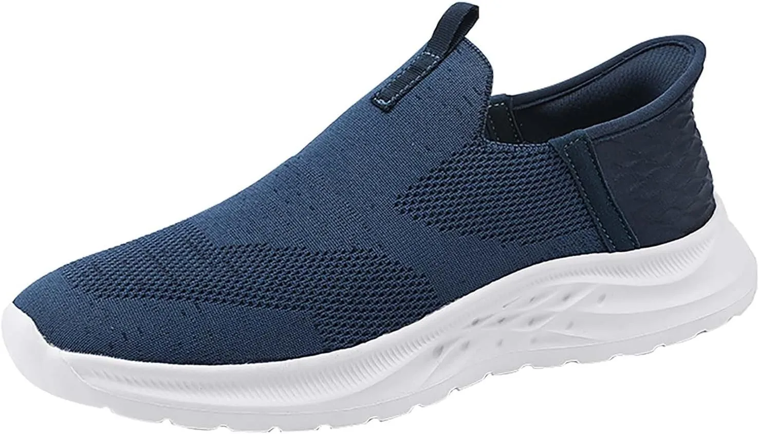 Mens Running Shoes Winter Casual Slip On Shoes Brown Sneakers Men's Athletic Sneakers Lightweight Breathable Steel Toe Tennis Shoe White Loafers