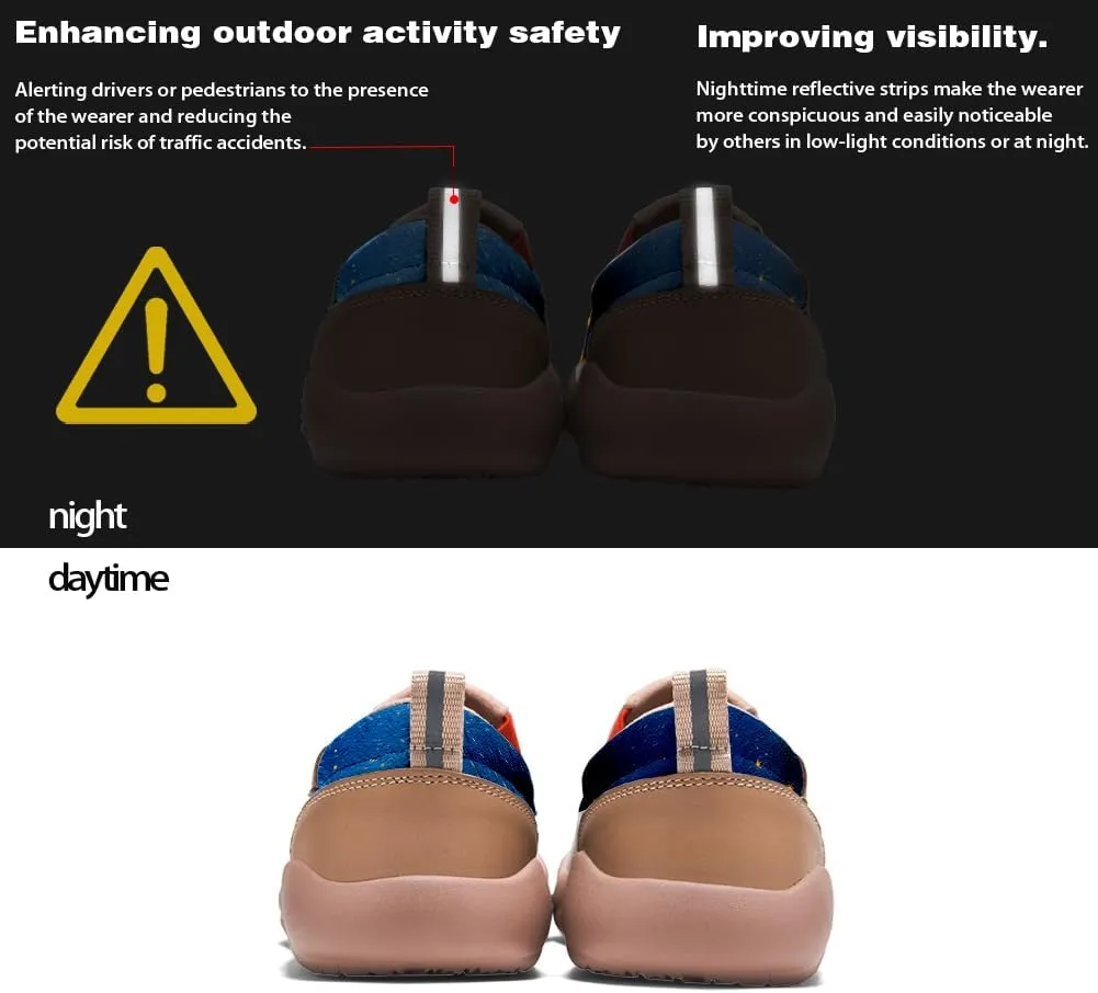 Men's Slip On Casual Loafers Lightweight Comfort Shoes Art Painted Travel Walking Sneakers