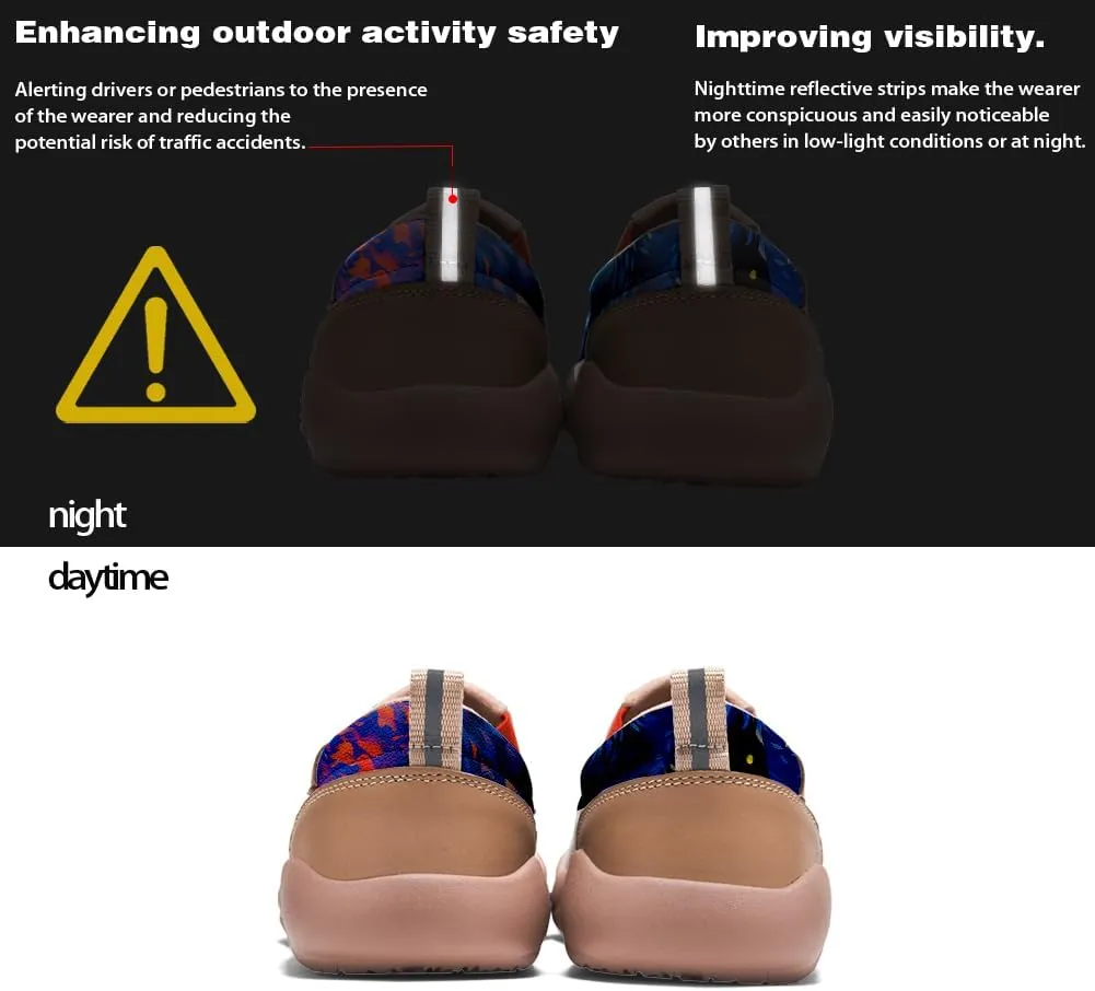 Men's Slip On Loafers Lightweight Comfort Casual Shoes Art Painted Travel Sneakers