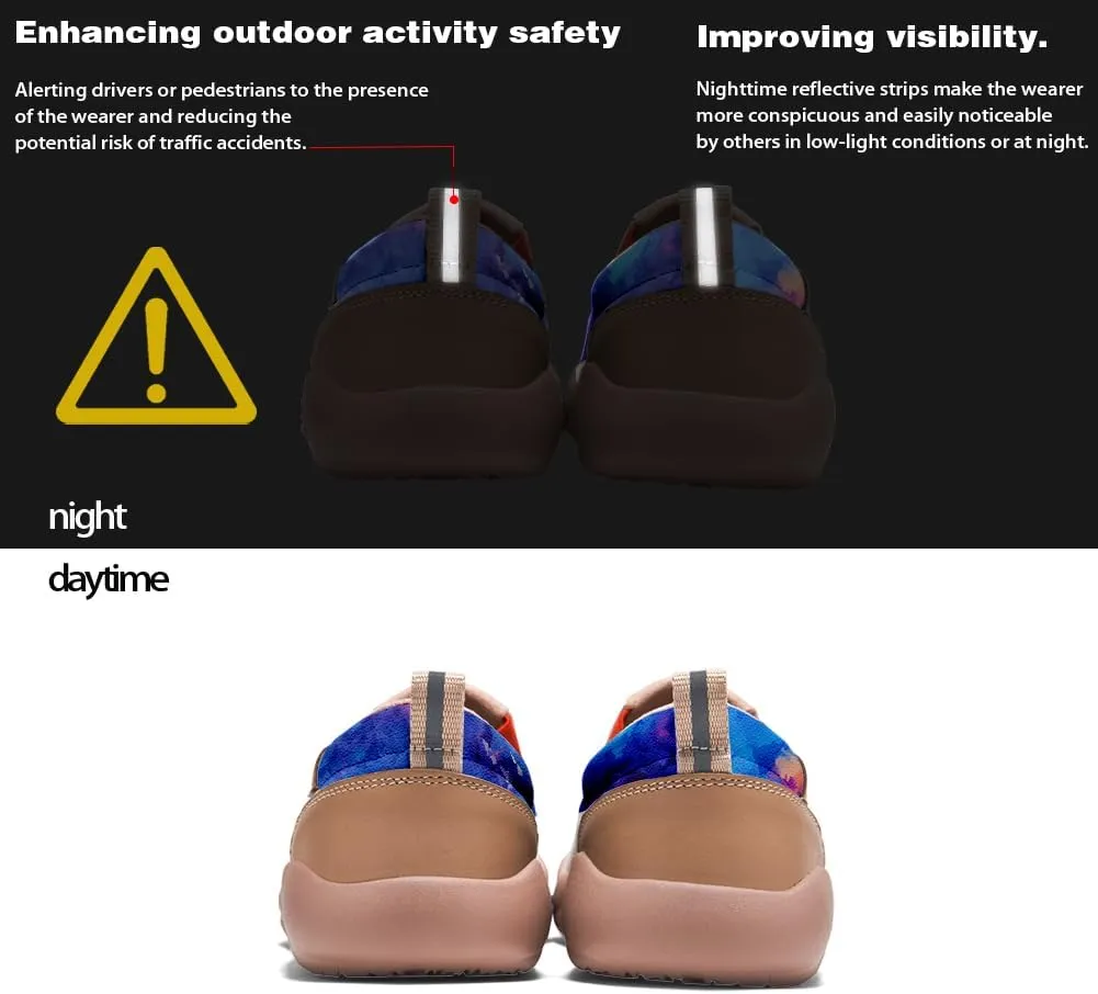 Men's Slip On Loafers Lightweight Comfort Casual Shoes Art Painted Travel Sneakers