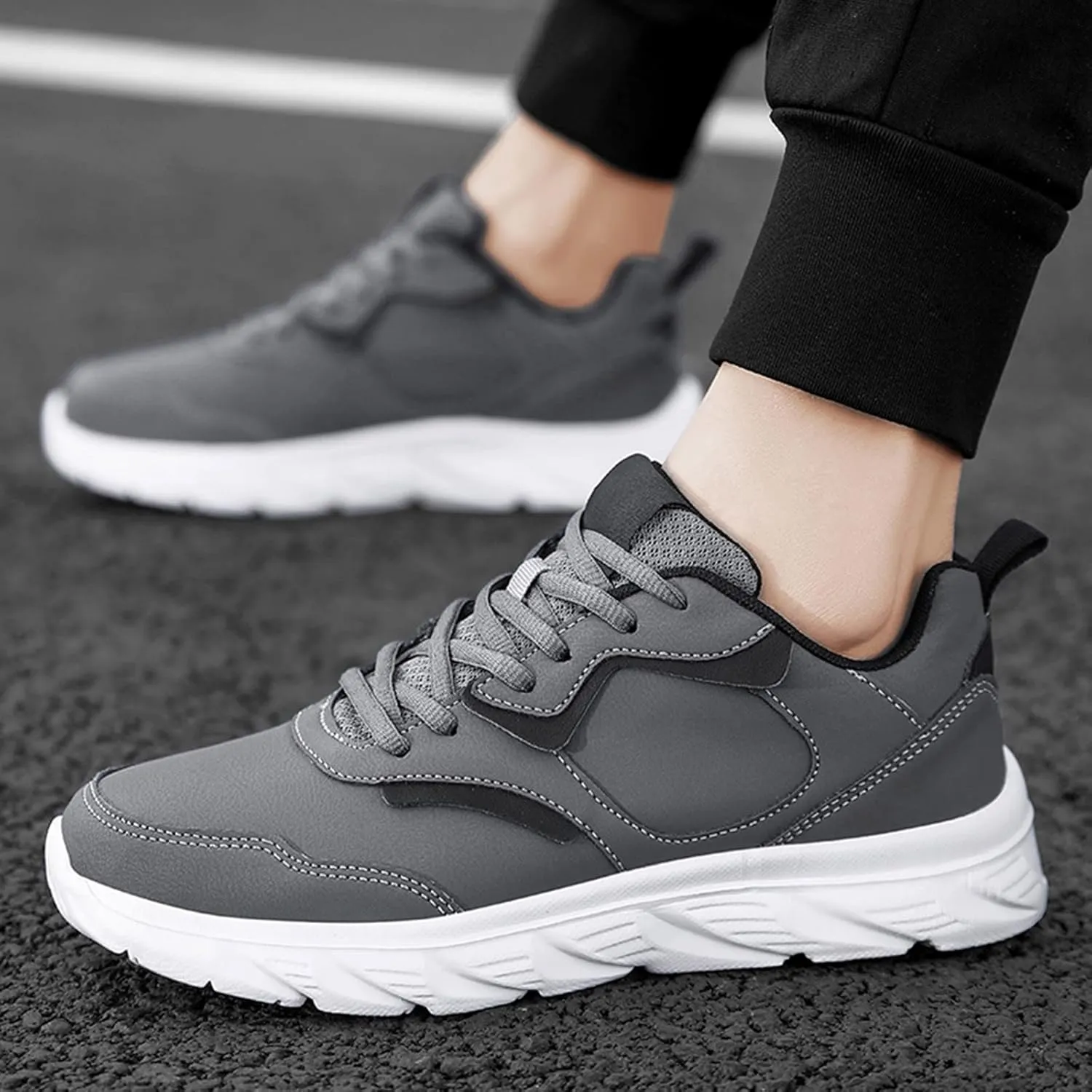 Mens Tennis Shoes Mens Walking Shoes Sneaker for Men Slip on Shoe for Men Running Trail Athletic Gym Sneaker