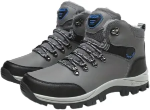 Men's Waterproof Hiking Boots Anti-Slip Lightweight Outdoor Mid Top Ankle Boot for Men Breathable Hiker Trekking Trails Shoes