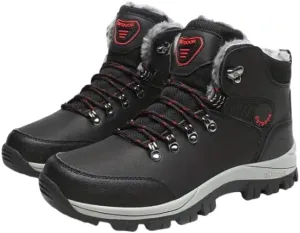 Men's Waterproof Hiking Boots Anti-Slip Lightweight Outdoor Mid Top Ankle Boot for Men Breathable Hiker Trekking Trails Shoes