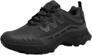 Men's Waterproof Hiking Boots,Military Tactical Boots for Men, Outdoor Lightweight Work Boots,Low Cut Training Shoes,Suit for Tactical, Military, Combat, Hunting, Motorcycle,Etc
