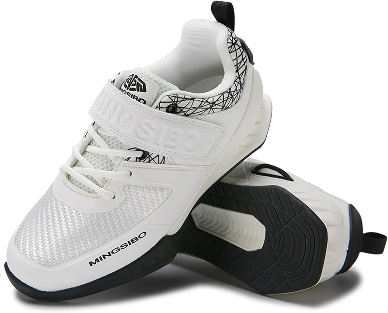 Men's Weight Lifting Shoes for Squatting and Deadlifting High Stability Comfortable Squat Shoes for Men Upgraded Grip and Support Ideal for Weight Training Weightlifting and Strength Training