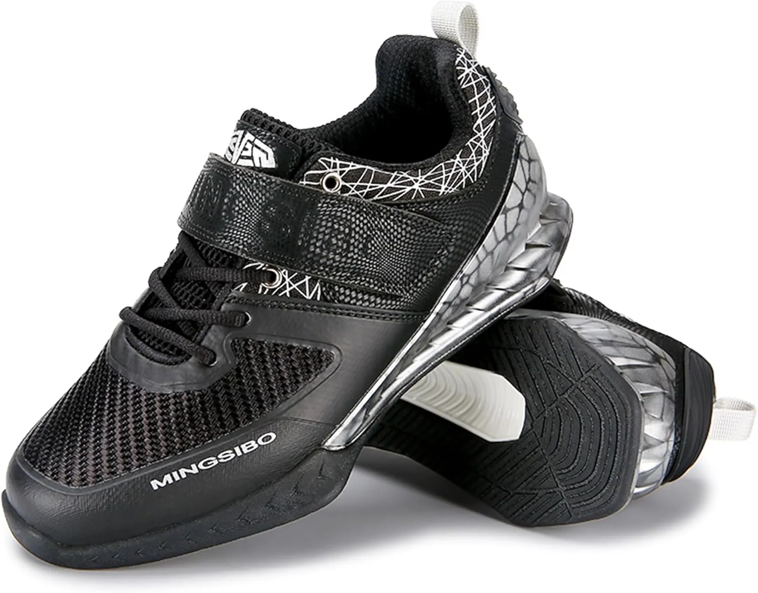 Men's Weight Lifting Shoes for Squatting and Deadlifting High Stability Comfortable Squat Shoes for Men Upgraded Grip and Support Ideal for Weight Training Weightlifting and Strength Training