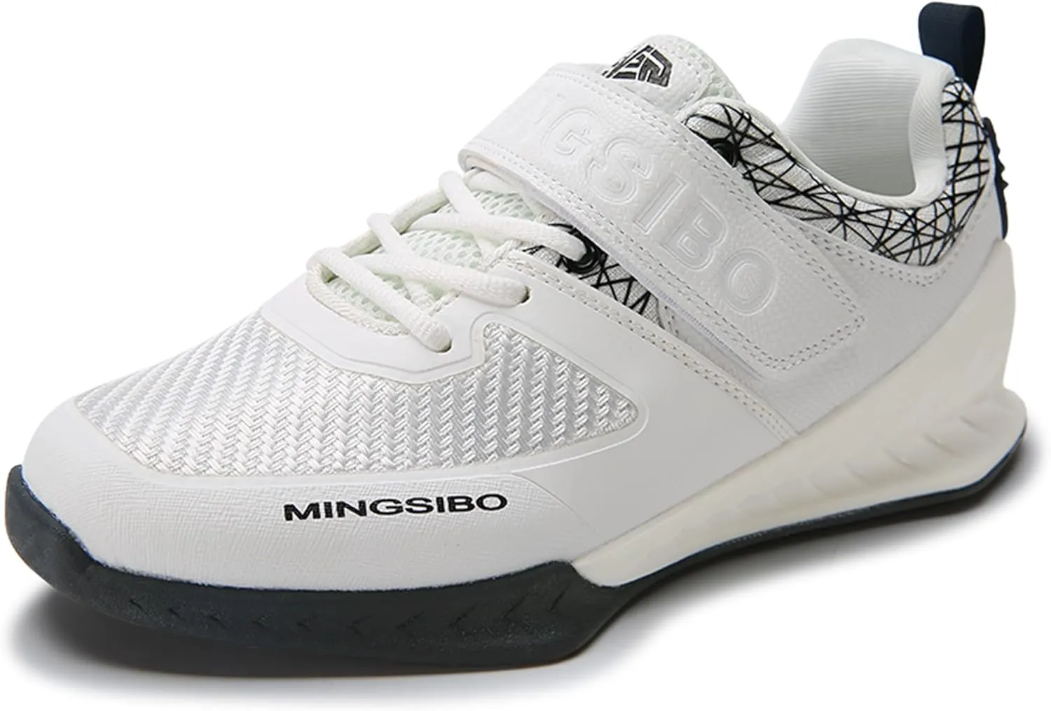 Men's Weight Lifting Shoes for Squatting and Deadlifting High Stability Comfortable Squat Shoes for Men Upgraded Grip and Support Ideal for Weight Training Weightlifting and Strength Training