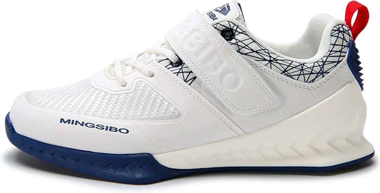 Men's Weight Lifting Shoes for Squatting and Deadlifting High Stability Comfortable Squat Shoes for Men Upgraded Grip and Support Ideal for Weight Training Weightlifting and Strength Training