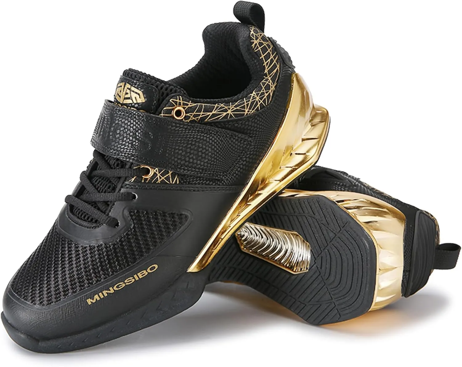 Men's Weight Lifting Shoes for Squatting and Deadlifting High Stability Comfortable Squat Shoes for Men Upgraded Grip and Support Ideal for Weight Training Weightlifting and Strength Training