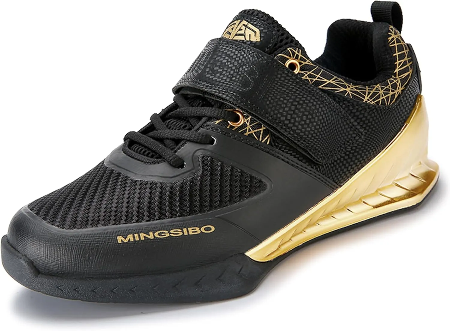 Men's Weight Lifting Shoes for Squatting and Deadlifting High Stability Comfortable Squat Shoes for Men Upgraded Grip and Support Ideal for Weight Training Weightlifting and Strength Training