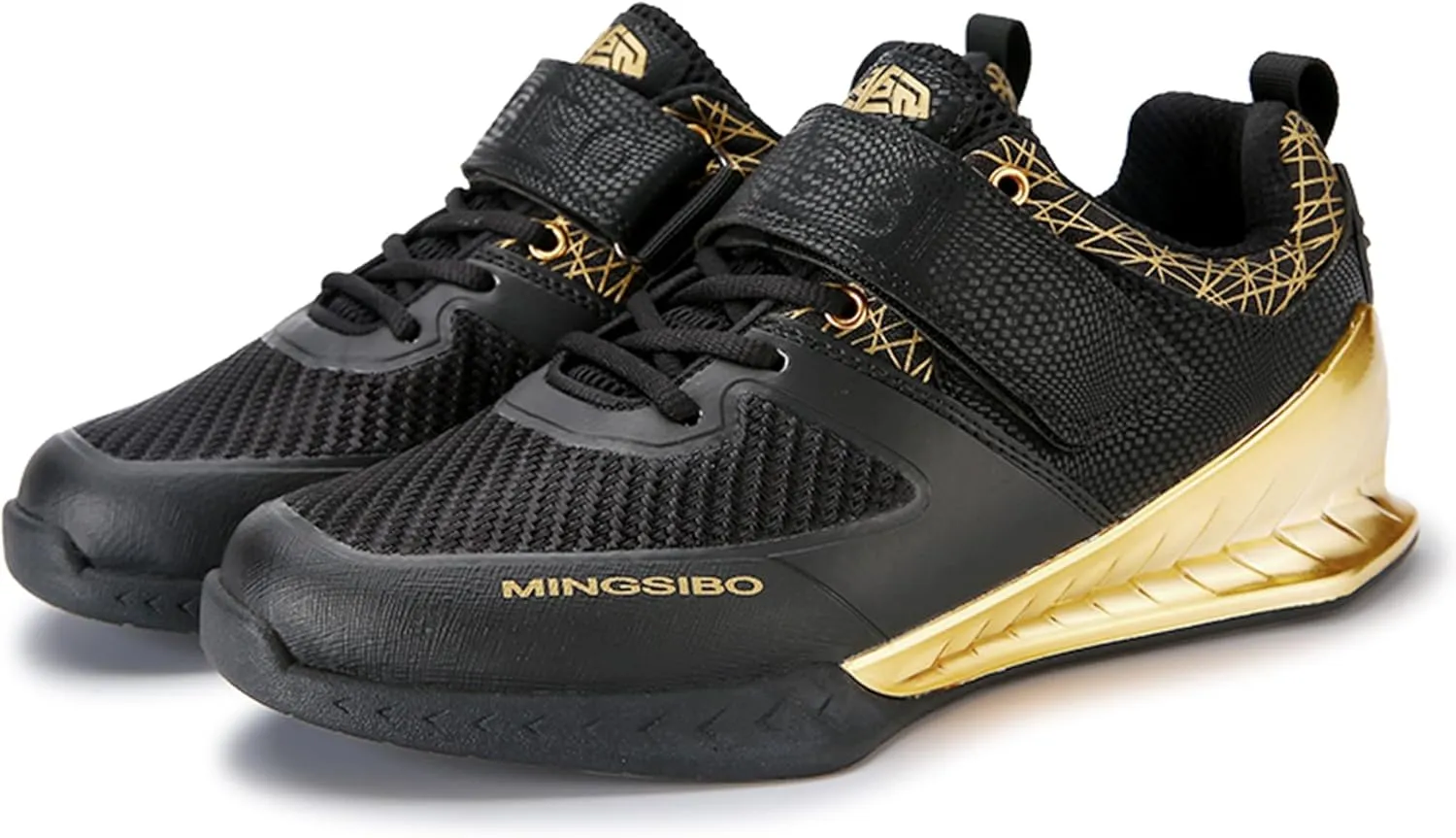 Men's Weight Lifting Shoes for Squatting and Deadlifting High Stability Comfortable Squat Shoes for Men Upgraded Grip and Support Ideal for Weight Training Weightlifting and Strength Training