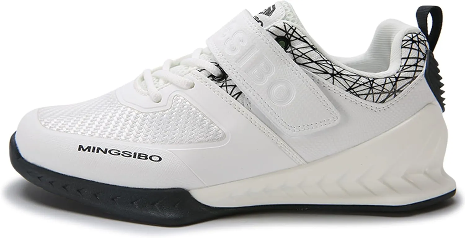 Men's Weight Lifting Shoes for Squatting and Deadlifting High Stability Comfortable Squat Shoes for Men Upgraded Grip and Support Ideal for Weight Training Weightlifting and Strength Training
