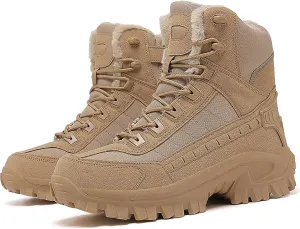 Military Army Combat Boots Mens Womens High-Top Tactical Outdoor Patrol Hiking Boots