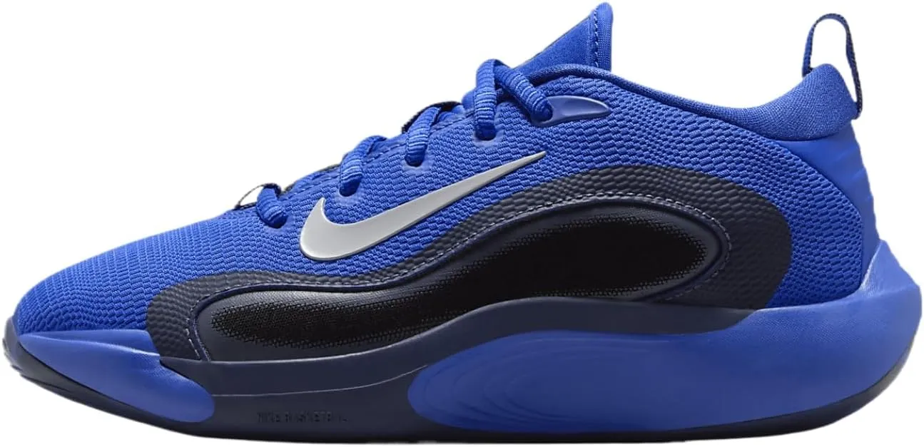 Nike IsoFly Big Kids' Basketball Shoes (FN4384-402, Game Royal/Thunder Blue/Black/Wolf Grey) Size 3
