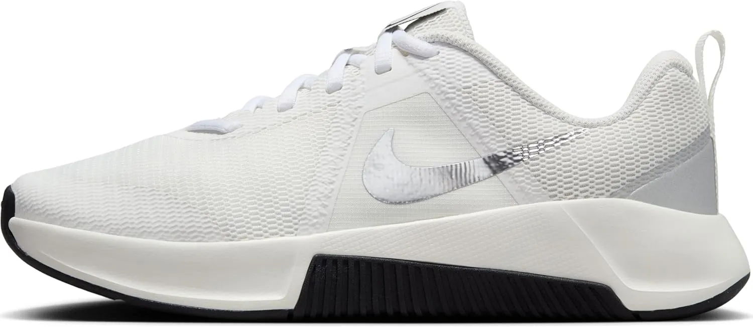 Nike MC Trainer 3 Premium Women's Workout Shoes (FZ2112-101, Summit White/Sail/Black/Metallic Silver)