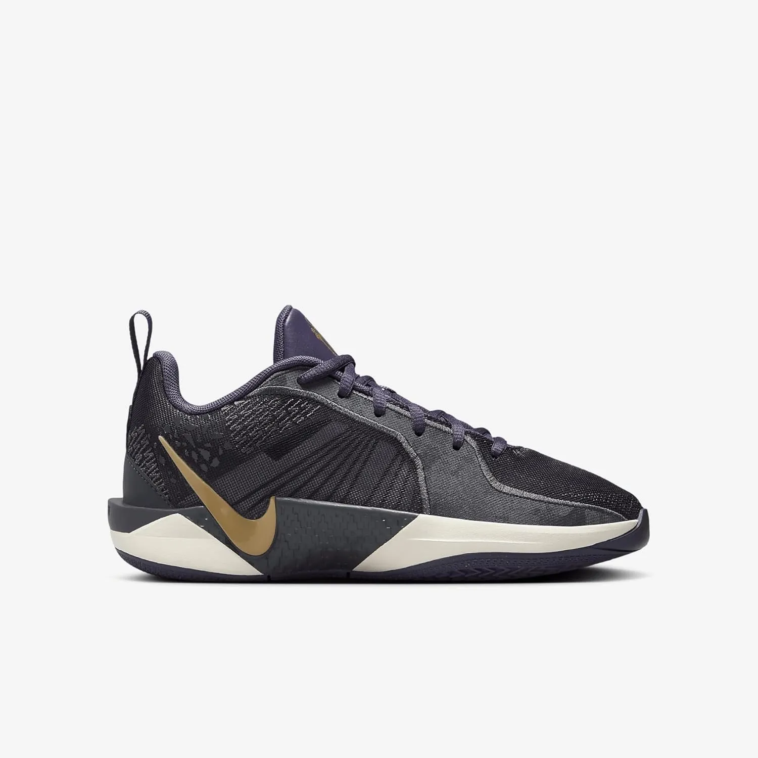 Nike Sabrina 2 Big Kids' Basketball Shoes (FZ7302-500, Dark Raisin/Anthracite/Pale Ivory/Metallic Gold)