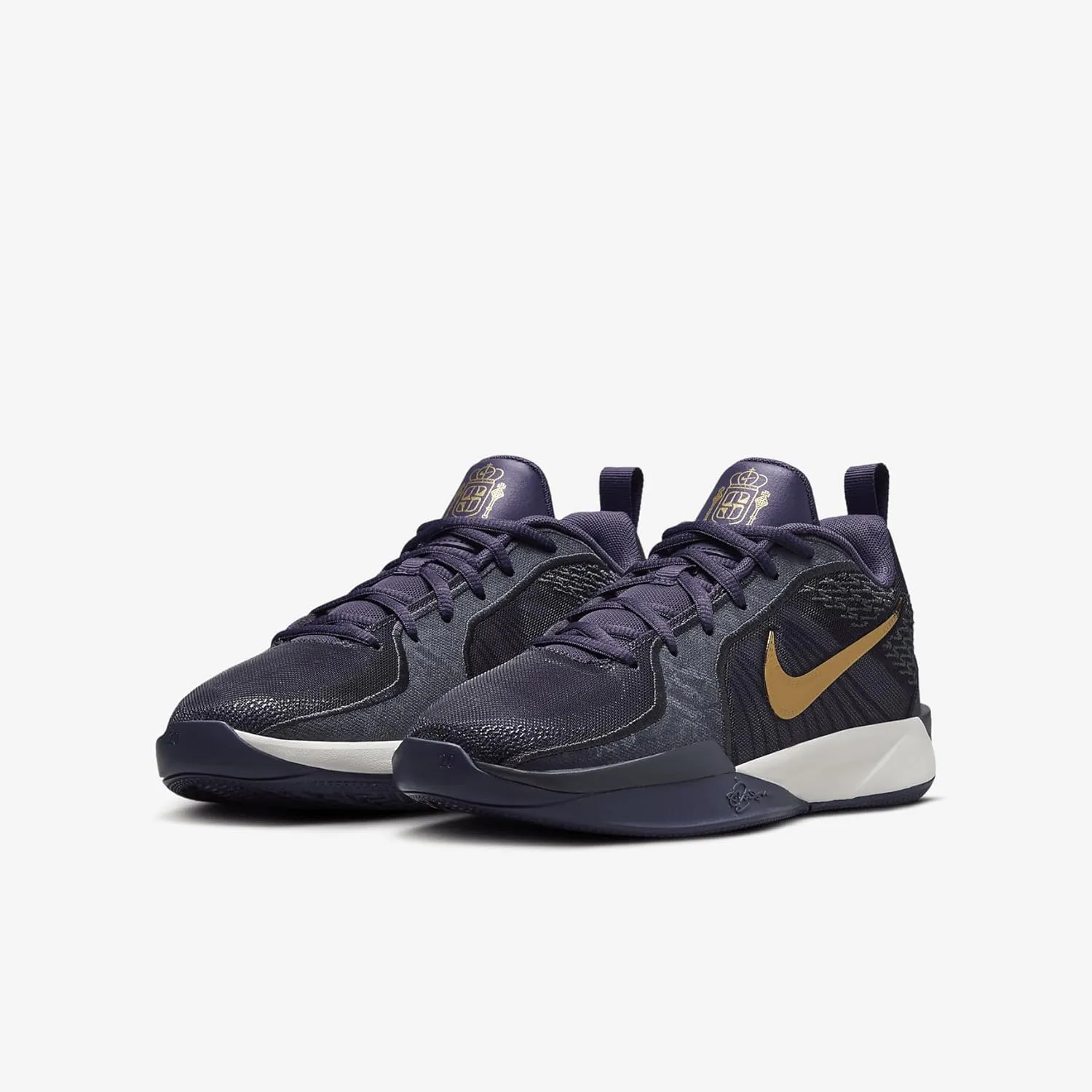 Nike Sabrina 2 Big Kids' Basketball Shoes (FZ7302-500, Dark Raisin/Anthracite/Pale Ivory/Metallic Gold)
