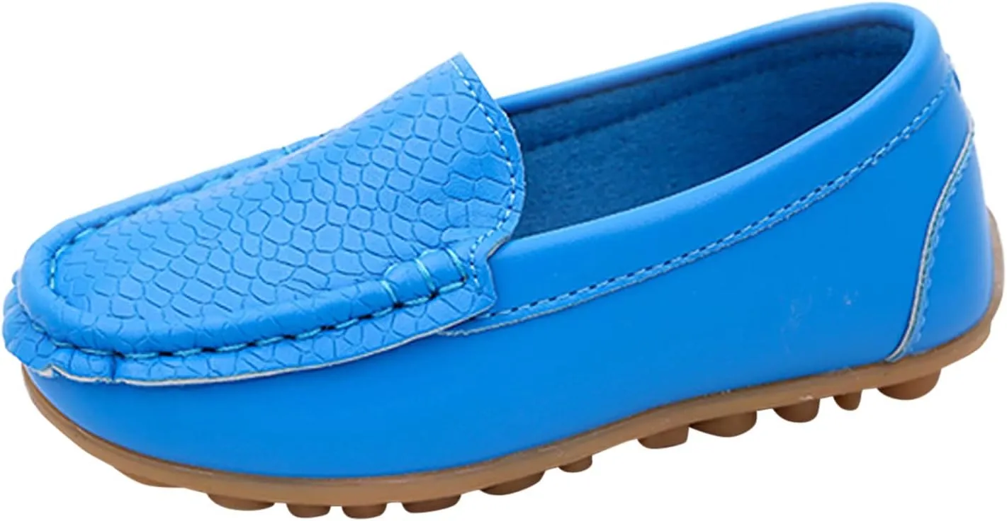 O2b2 Shoes Toddler Little Kid Boys Girls Soft Slip On Loafers Dress Flat Shoes Boat Shoes Size 2 Tennis Shoes