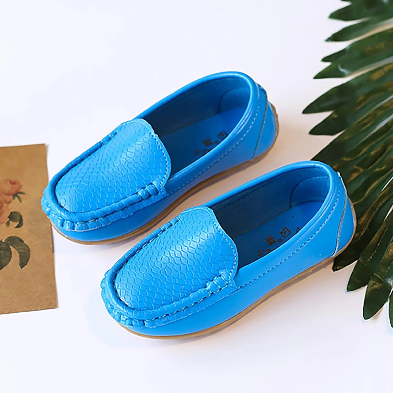 O2b2 Shoes Toddler Little Kid Boys Girls Soft Slip On Loafers Dress Flat Shoes Boat Shoes Size 2 Tennis Shoes