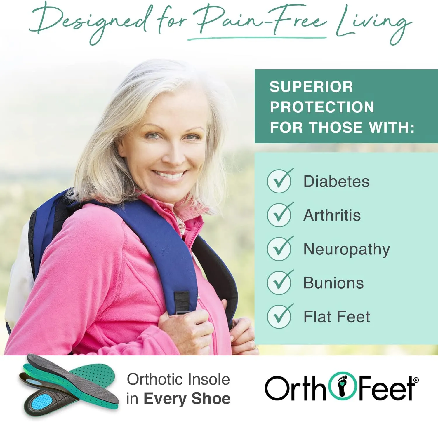 Orthofeet Women's Orthopedic Outdoor Boots with Arch Support Delta