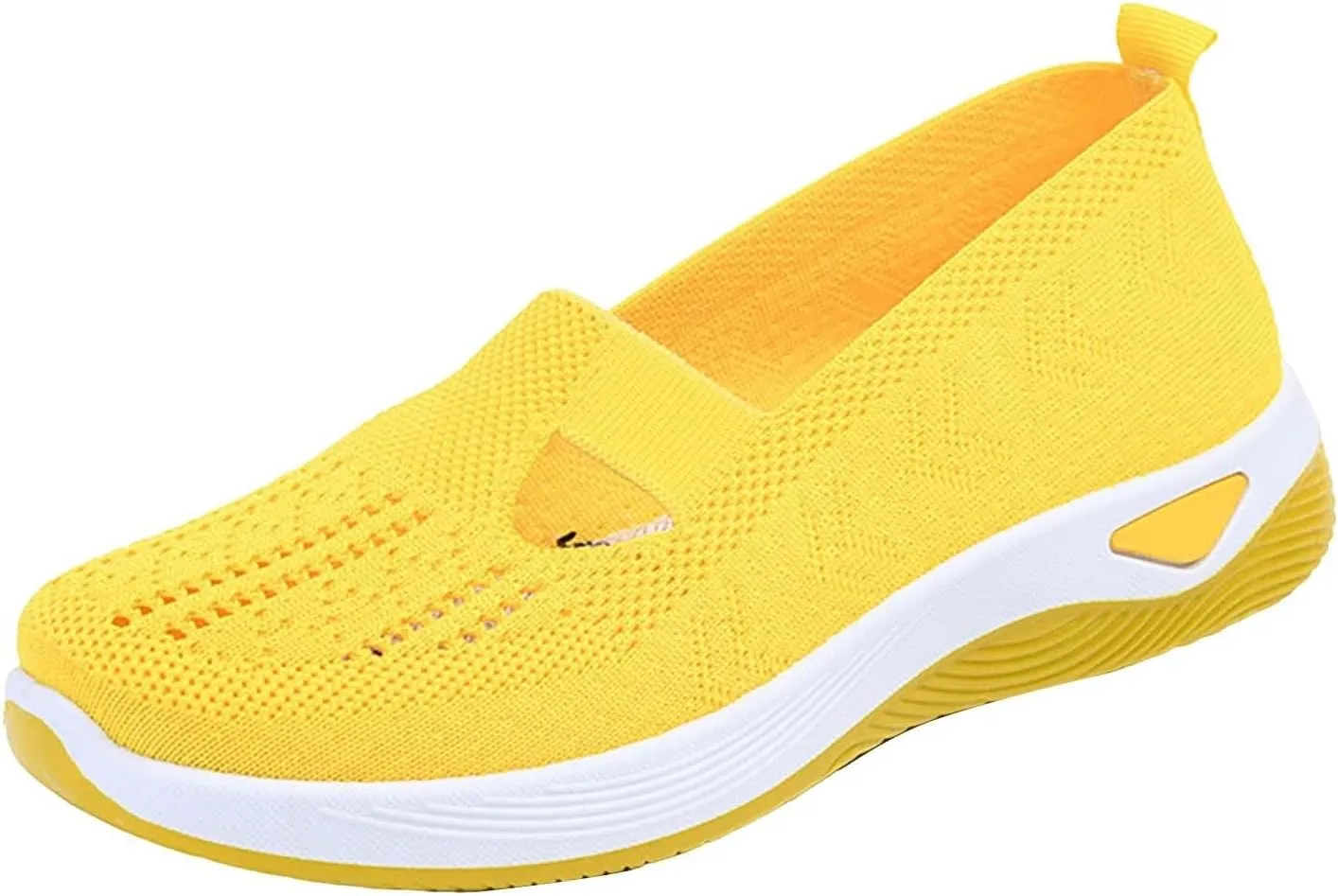 Orthopedic Shoes for Women Breathable Soft Slip On Slip On Shoes Women Mesh Casual Tennis Shoes Platform Sneakers Red Tennis Shoe Trainers Shoe