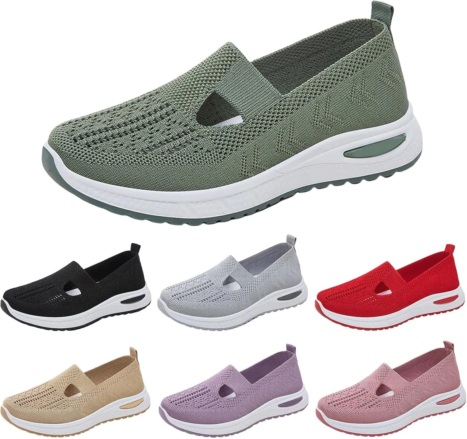 Orthopedic Shoes for Women Woven Slip on Walking Running Shoes for Women Walking Men's Casual Dress Shoes Shoes Sneakers Platform Tennis Shoe Casual Loafers