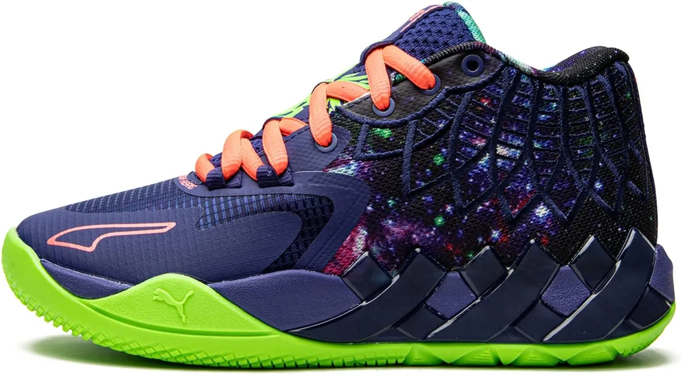 PUMA Youth MB1 JR Galaxy 376887 07 - Size 5C, Elektro Blue-green Gecko