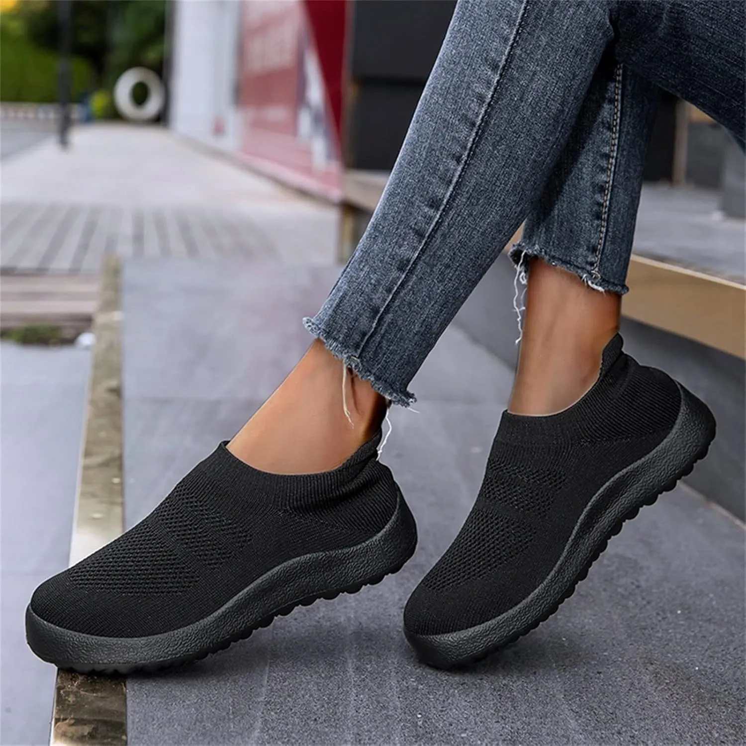 Running Shoes for Women Wide Walking Shoes Women Arch Support 11w Slip On Shoes for Elderly Women Silver Sneakers for Women Slip On Athletic Shoes Women Size 5