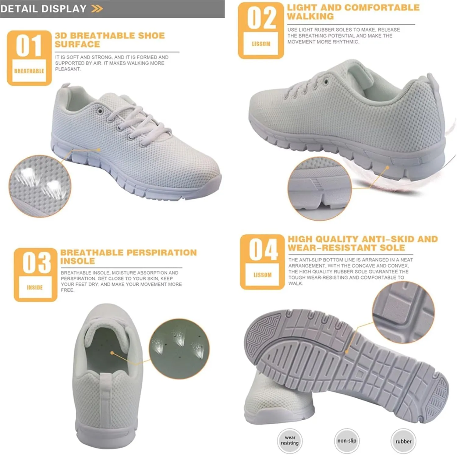 Running Shoes Tennis Sneakers Sport Shoes Hiking Sneakers
