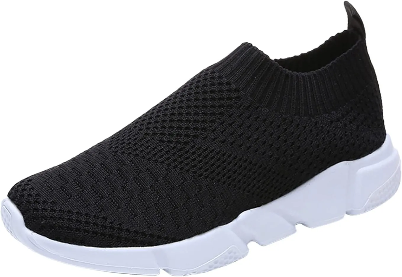 SBGMoSJ Sneakers for Women Walking Mule Shoes for Women Slip On Heels Womens Shoes Hiking Womens Slip On Sneakers Black Grey Womens Non Slip Black Work Shoes Wide Width