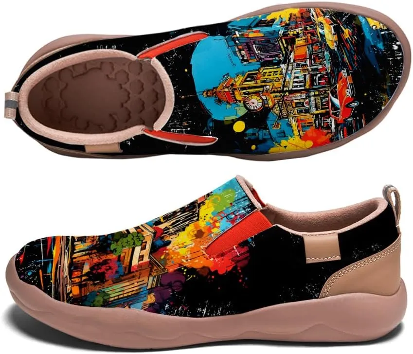 Slip On Loafers for Kid Lightweight Cozy Casual Shoes Boys Girls Art Painted Walking Travel Sneakers