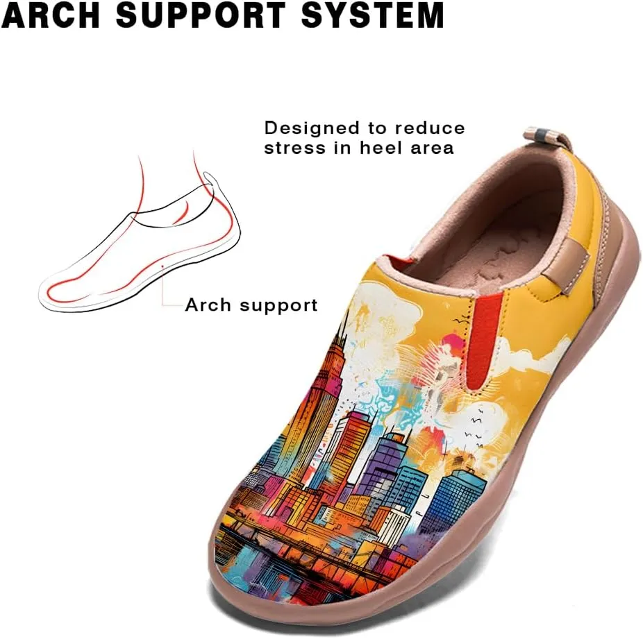 Slip On Loafers for Kid Lightweight Cozy Casual Shoes Boys Girls Art Painted Walking Travel Sneakers