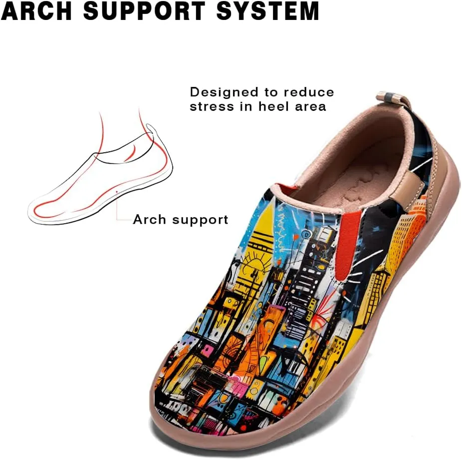 Slip On Loafers for Kid Lightweight Cozy Casual Shoes Boys Girls Art Painted Walking Travel Sneakers