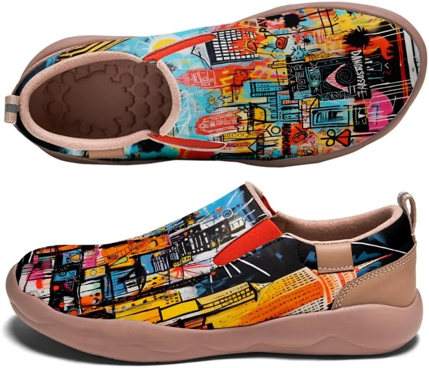 Slip On Loafers for Kid Lightweight Cozy Casual Shoes Boys Girls Art Painted Walking Travel Sneakers